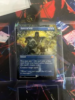 Force of Will (Borderless) Dominaria Remastered Regular - Image 1