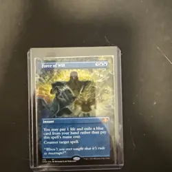 Force of Will (Borderless) Dominaria Remastered Regular - Image 1