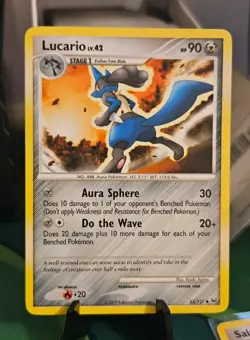Pokemon TCG Lucario Platinum 53/127 Regular Uncommon LP/MP 2009 - Image 1