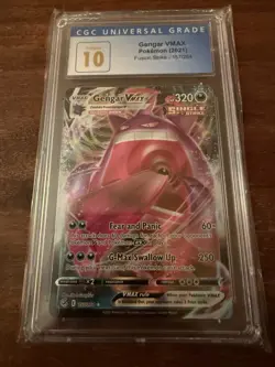 Gengar VMax 157/264 Fusion Strike Pokemon CGC Pristine 10 - Image 1