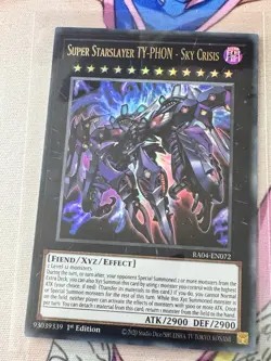 Super Starslayer TY-PHON - Sky Crisis - Ultra Rare 1st RA04-EN072 - NM - YuGiOh - Image 1