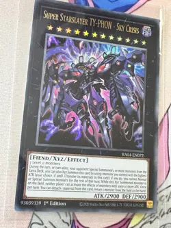 Super Starslayer TY-PHON - Sky Crisis - Ultra Rare 1st RA04-EN072 - NM - YuGiOh - Image 2