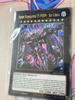 Super Starslayer TY-PHON - Sky Crisis - Ultra Rare 1st RA04-EN072 - NM - YuGiOh - Image 3