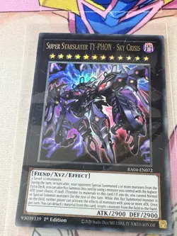 Super Starslayer TY-PHON - Sky Crisis - Ultra Rare 1st RA04-EN072 - NM - YuGiOh - Image 4