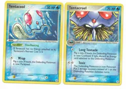 Pokemon Cards: Tentacruel 51/101 & Tentacool 77/101 Hidden Legends Set! NM - Image 1