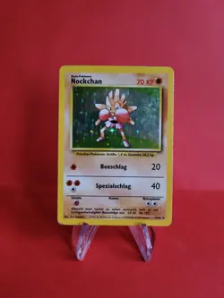 Pokemon Karte/card - Nockchan Hitmonchan 7/102 - Base Set - Holo - Excellent+ - Image 1