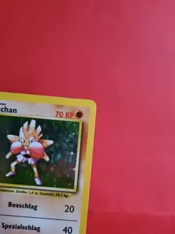Pokemon Karte/card - Nockchan Hitmonchan 7/102 - Base Set - Holo - Excellent+ - Image 3