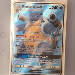 Pokemon Blastoise GX SM189 SM Full Art Promo Holo Stage 2 Card - Image 1