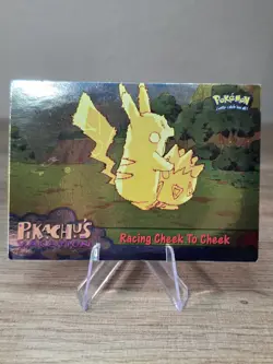 Racing Cheek to Cheek #48 - Pikachu's Vacation Movie Edition- Topps Pokemon Card - Image 3