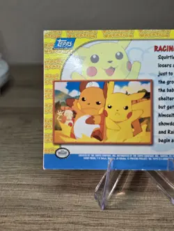 Racing Cheek to Cheek #48 - Pikachu's Vacation Movie Edition- Topps Pokemon Card - Image 5