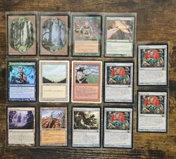 Vintage MTG Magic The Gathering 14 Card Mixed Lot - 1995 through 2011 - Image 1