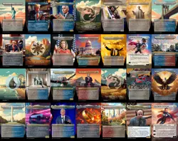 FOILED VERSION Donald Trump - Digital Altered Commander Deck Magic The Gathering - Image 4