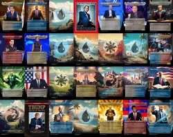FOILED VERSION Donald Trump - Digital Altered Commander Deck Magic The Gathering - Image 5