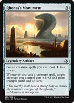 MTG Magic the Gathering Rhonas's Monument (236/347) Amonkhet - Image 1
