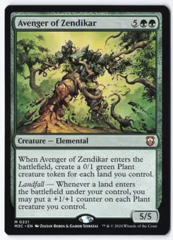 Avenger of Zendikar M Commander: Modern Horizons 3 221 NM - Image 1