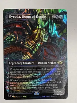 Gyruda, Doom of Depths (Halo Foil) #172 (NM) March of the Machine MUL Magic MTG - Image 3