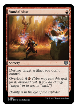 MTG - 1 x Vandalblast - Uncommon Sorcery - Commander Masters (CMM) - M/NM - Image 1