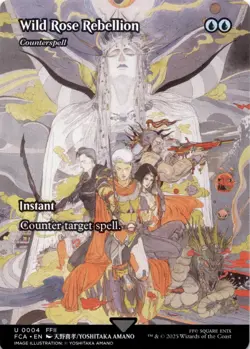 Wild Rose Rebellion - Counterspell (Showcase) Final Fantasy Magic MTG NM - Image 1