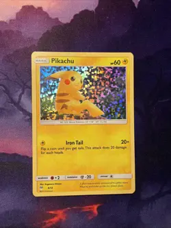 Pikachu 6/12 McDonalds 2019 Holo Promo Pokemon Card TCG - Image 1
