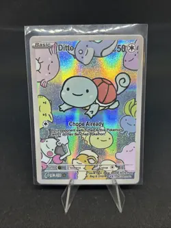 Ditto Squirtle 03 Holo - After Skool Hobby V2 Genetic Mystery - Pokemon Fan Art - Image 1