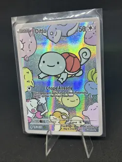 Ditto Squirtle 03 Holo - After Skool Hobby V2 Genetic Mystery - Pokemon Fan Art - Image 2