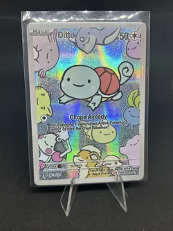 Ditto Squirtle 03 Holo - After Skool Hobby V2 Genetic Mystery - Pokemon Fan Art - Image 3