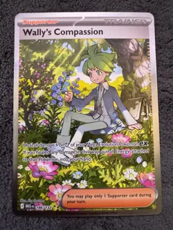 Wally's Compassion 186/132 Pokemon Mega Evolution NM - Image 1