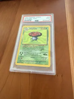 1999 Pokemon Jungle Vileplume Jungle No Symbol Error PSA 9 Mint - Image 1
