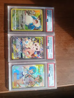 Pokemon 3 Psa Slabs, Snorlax, Mellow & Lana, Togepi & Cleffa & Igglybuff - Image 1
