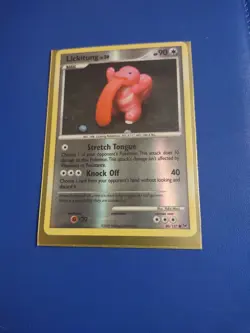 Lickitung 80/127 Platinum Common Reverse Holo Pokemon TCG MP - Image 1