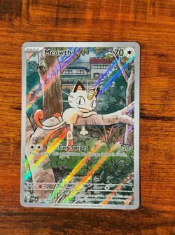 Meowth 106/094 IR Phantasmal Flames English Pokemon TCG - NM - Image 1