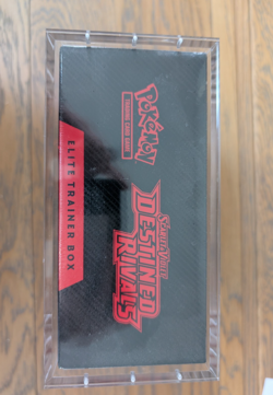Pokemon TCG - Destined Rivals Elite Trainer Box - Sealed - Acrylic Case - Image 4