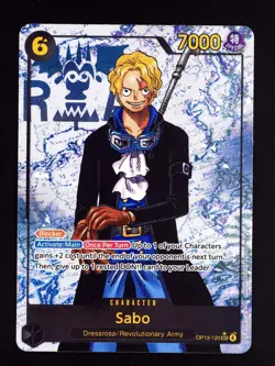 Sabo OP13-120 (Alt Art) One Piece Carry On His Will TCG NM English OP13 - Image 1