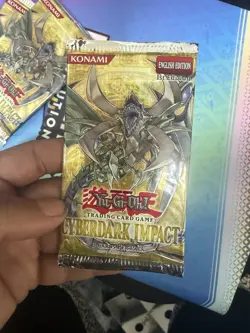 Yu-Gi-Oh! Cyberdark Impact 1st Edition Booster Pack 3 Packs Lot Vintage Rare - Image 3