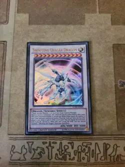 YUGIOH SHOOTING QUASAR DRAGON LC05-EN005 ULTRA LIMITED ED NM - Image 1