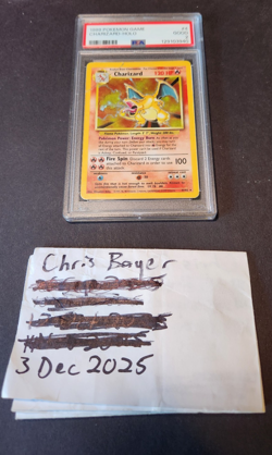 Pokemon TCG Charizard #4/102 Base Set Unlimited, Holographic, Graded PSA 2, GOOD - Image 1