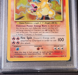 Pokemon TCG Charizard #4/102 Base Set Unlimited, Holographic, Graded PSA 2, GOOD - Image 5