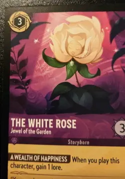The White Rose - Jewel Of The Garden 40/204 Common Azurite Sea Disney Lorcana - Image 2