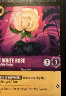 The White Rose - Jewel Of The Garden 40/204 Common Azurite Sea Disney Lorcana - Image 3