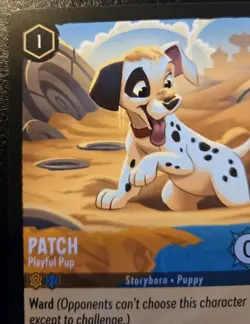 Patch - Playful Pup 25/204 Uncommon Reign Of Jafar Disney Lorcana TCG - Image 2