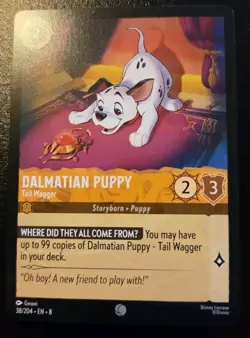 Dalmatian Puppy - Tail Wagger 38/204 Common Reign Of Jafar Disney Lorcana TCG - Image 1