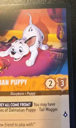 Dalmatian Puppy - Tail Wagger 38/204 Common Reign Of Jafar Disney Lorcana TCG - Image 3