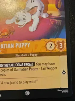 Dalmatian Puppy - Tail Wagger 38/204 Common Reign Of Jafar Disney Lorcana TCG - Image 5