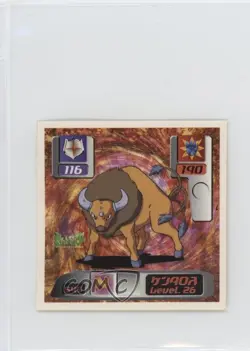 Tauros Amada Pokemon Retsuden Hyper Sticker Collection Part 3 #545 2000 - Image 1