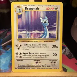 Dragonair 018/102 Base Set Rare Unlimited WOTC Pokemon TCG NM/LP - Image 1