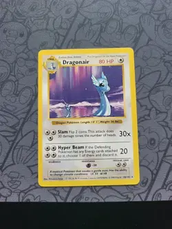 Pokemon: Dragonair Shadowless #018/102 Rare Base Set 1999 WOTC Vintage -LP - J56 - Image 1