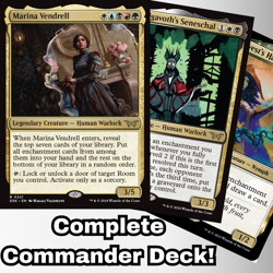 MTG Commander EDH Marina Vendrell 100 Cards Custom Deck 5 Color Rooms Duskmourn - Image 1