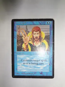MTG MAGIC THE GATHERING CARD ORIGINAL BETA BLUE COUNTERSPELL INSTANT UNCOMMON X1 - Image 1