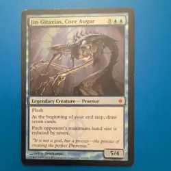 Jin-Gitaxias, Core Augur, LP, English New Phyrexia MTG - Image 1