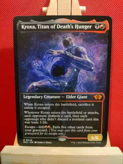 Kroxa, Titan of Death's Hunger (Borderless) - Multiverse Legends - NM - MTG - Image 1
